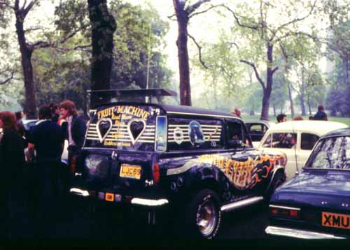 'Discotrucker' Ford Anglia van