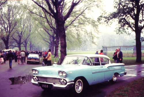 Blue 58 Chevy