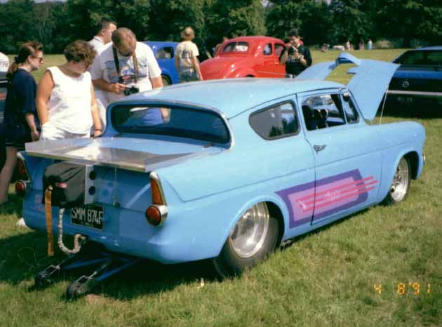 rear of blown 105e