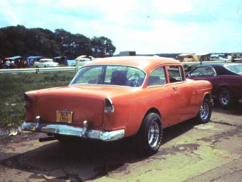 Orange 55 Chevy