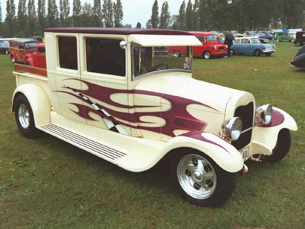 stretched model A crewcab
