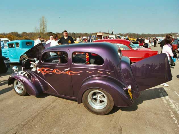Flamed purple Pop