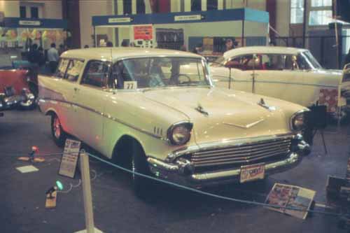 White 57 Chevy