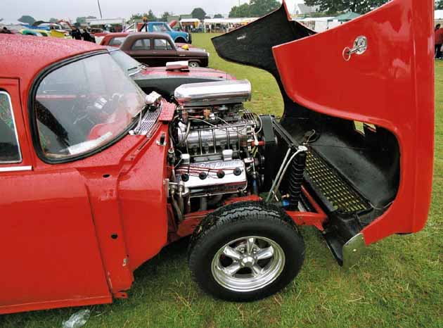 Blown Hemi 55 Chevy