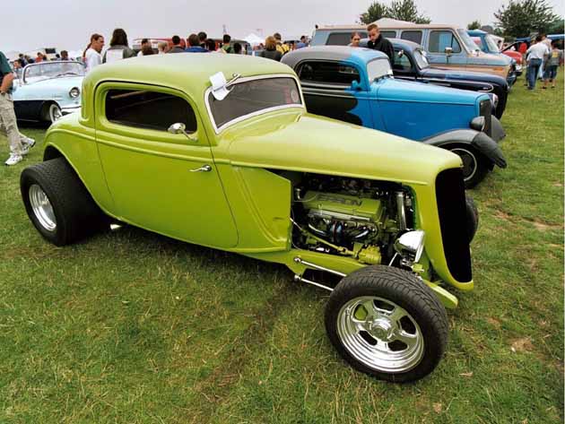Lime green 34 Ford
